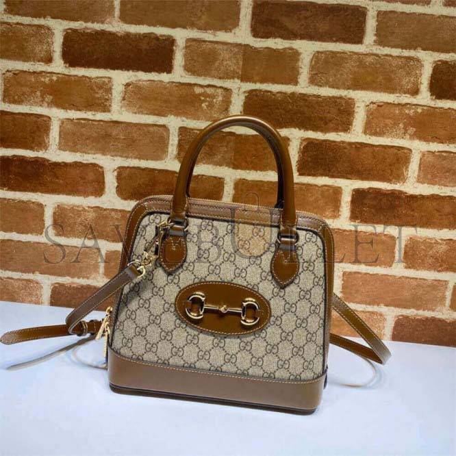 GUCCI HORSEBIT 1955 SMALL TOP HANDLE BAG 621220 (25*24*9cm) GUCCI HORSEBIT 1955 SMALL TOP HANDLE BAG 621220 (25*24*9cm)